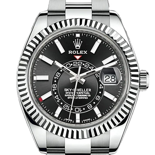 Pre-Owned Rolex Sky Dweller 326934 Bright Black