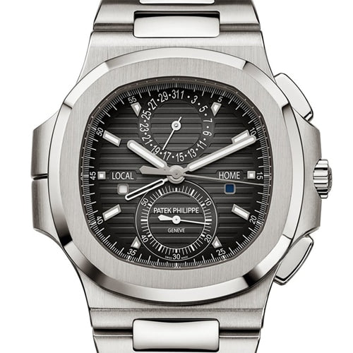 Pre-Owned Patek Philippe Nautilus 5990/1A-001 Stainless Steel Black Gradation