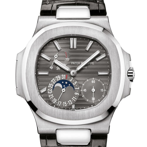 Pre-Owned Patek Philippe Nautilus 5712G White Gold Black Gradation