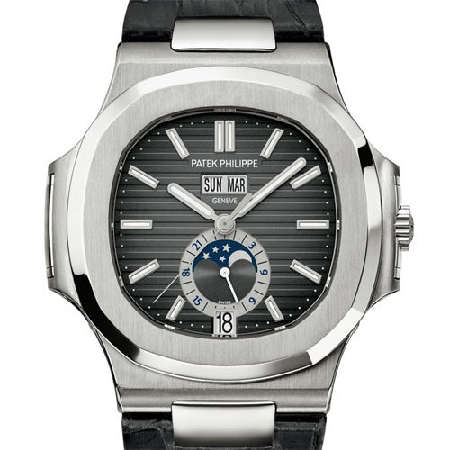 Pre-Owned Patek Philippe Nautilus 5726A-001 Stainless Steel Black Gradation