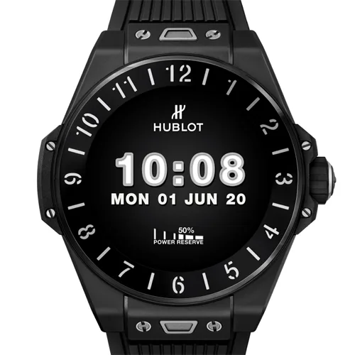 사전 소유의 Hublot Big Bang E Black Ceramic 440.ci.1100.rx