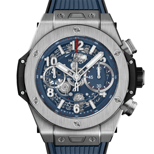 Pre-Owned Hublot Big Bang Unico Titanium Blue 441.NX.5179.RX