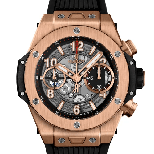 Pre-Owned Hublot Big Bang Unico King Gold Diamond 441.OX.1180.RX