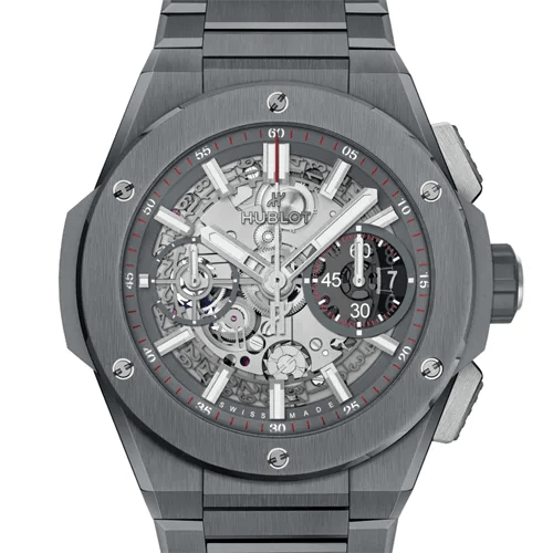 Pre-Owned Hublot Big Bang Integral Grey Ceramic 451.FX.6923.FX