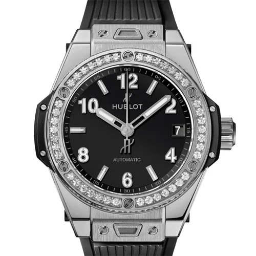 Pre-Owned Hublot Big Bang One-Click Steel Diamond 465.SX.1170.RX.1204