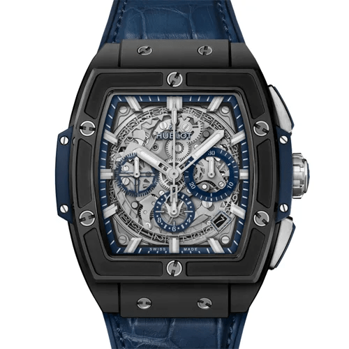 Pre-Owned Hublot Spirit of Big Bang Ceramic Blue 641.CI.7170.LR