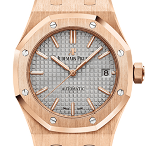 Pre-Owned Audemars Piguet Royal Oak 15450OR.OO.1256OR.01 37mm Grey