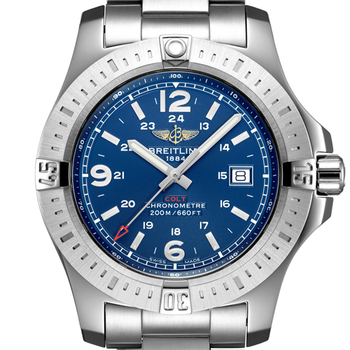 Pre-Owned Breitling Colt Quartz A74388111C1A1 Silver