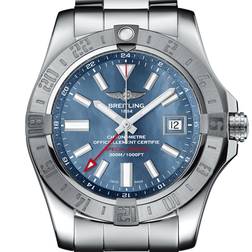 Pre-Owned Breitling Avenger II GMT Blue Mother of Pearl A3239011/C930/170A