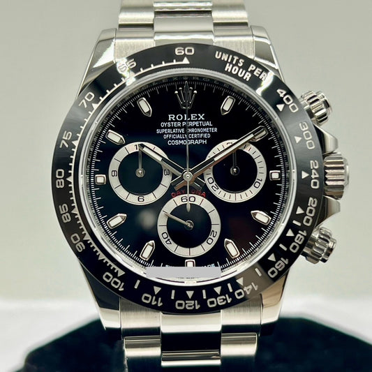 Pre-Owned Rolex Daytona 116500LN Oyster Bracelet Black 40mm