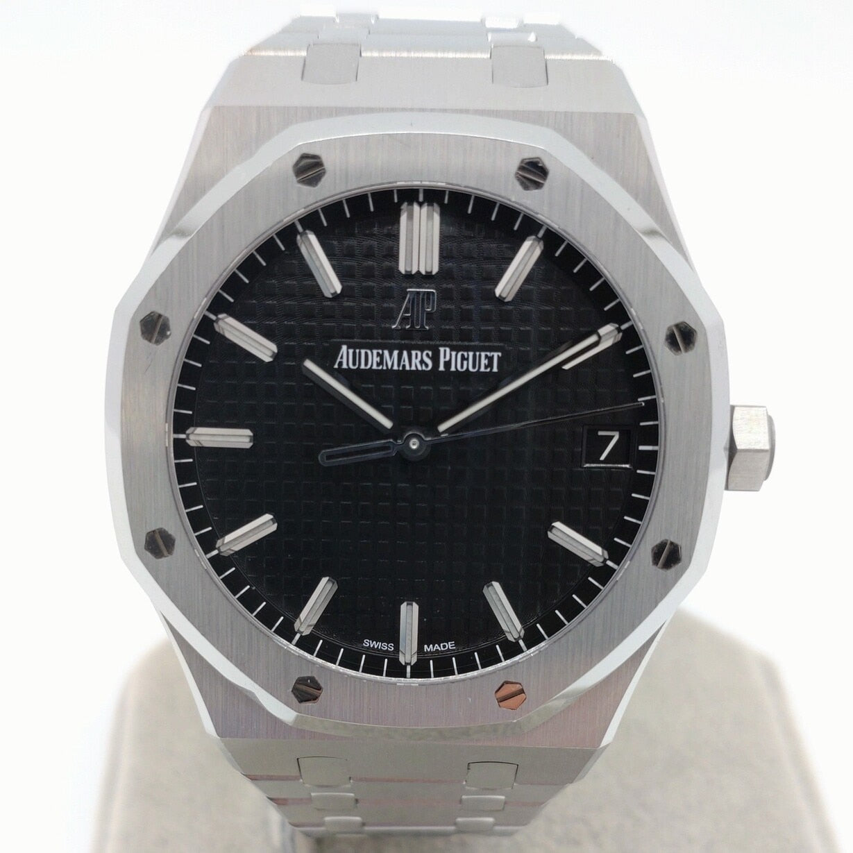 Pre-Owned Audemars Piguet Royal Oak Black 15500ST.OO.1220ST.03