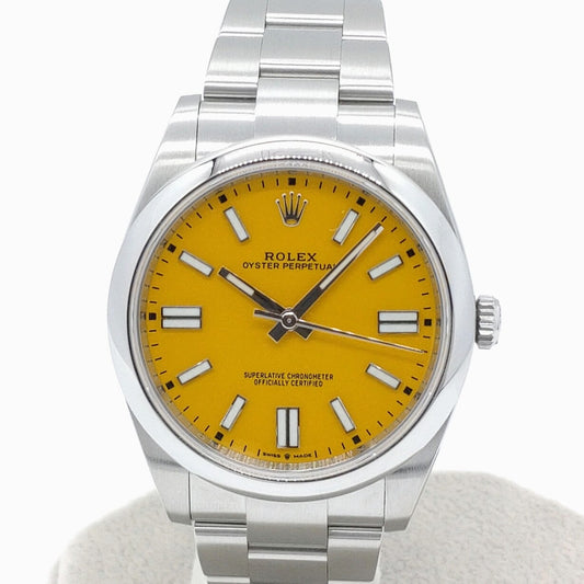 Pre-Owned Rolex Oyster Perpetual 124300 Oyster Bracelet Yellow 2021 Payment