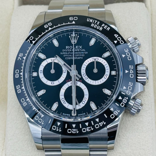 Pre-Owned Rolex Daytona 116500LN Oyster Bracelet Black 2021 Gallery
