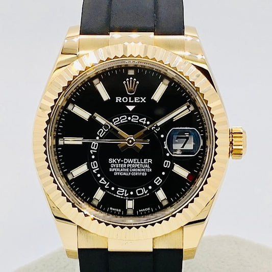 Pre-Owned Rolex Sky Dweller 326238 Bright Black