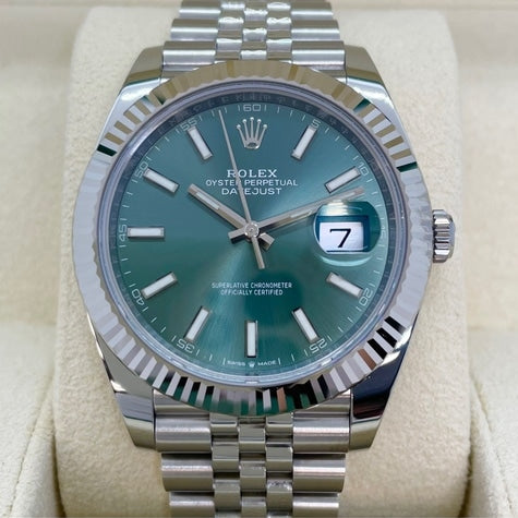 Pre-Owned Rolex Datejust 126334 Mint Green