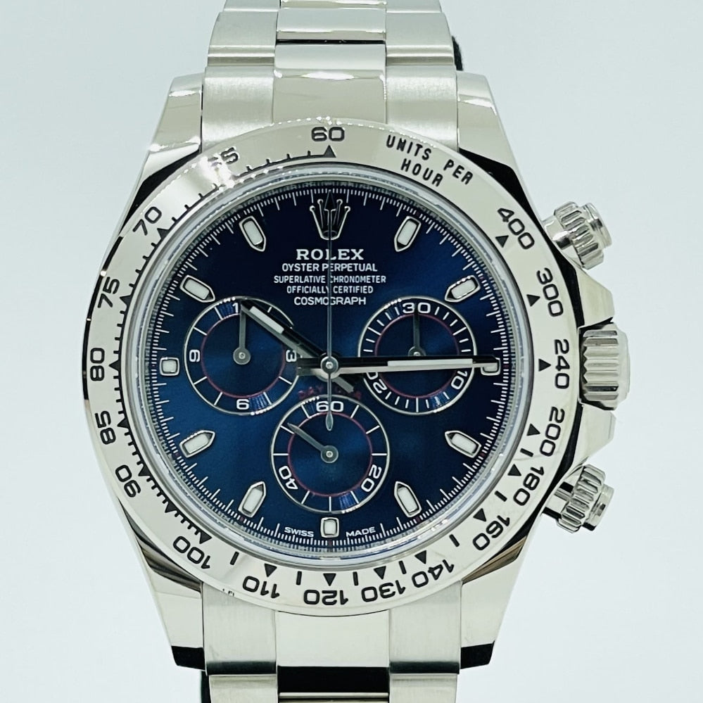 Pre-Owned Rolex Daytona 116509 Blue 2021