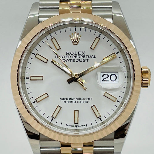 Pre-Owned Rolex Datejust 36 126231 White