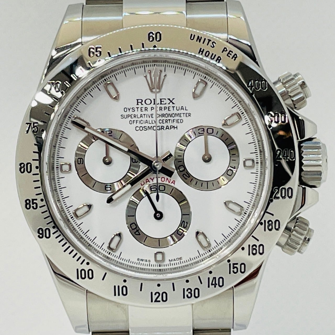Pre-Owned Rolex Daytona 116520 Oyster Bracelet White