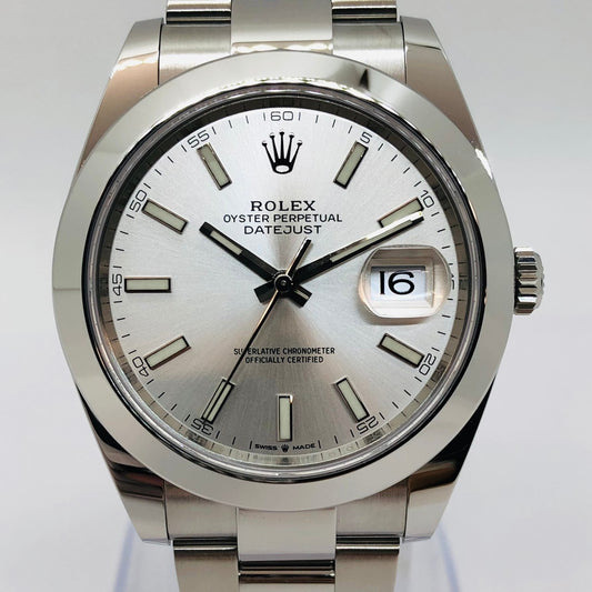 Pre-Owned Rolex Datejust 126300 Silver