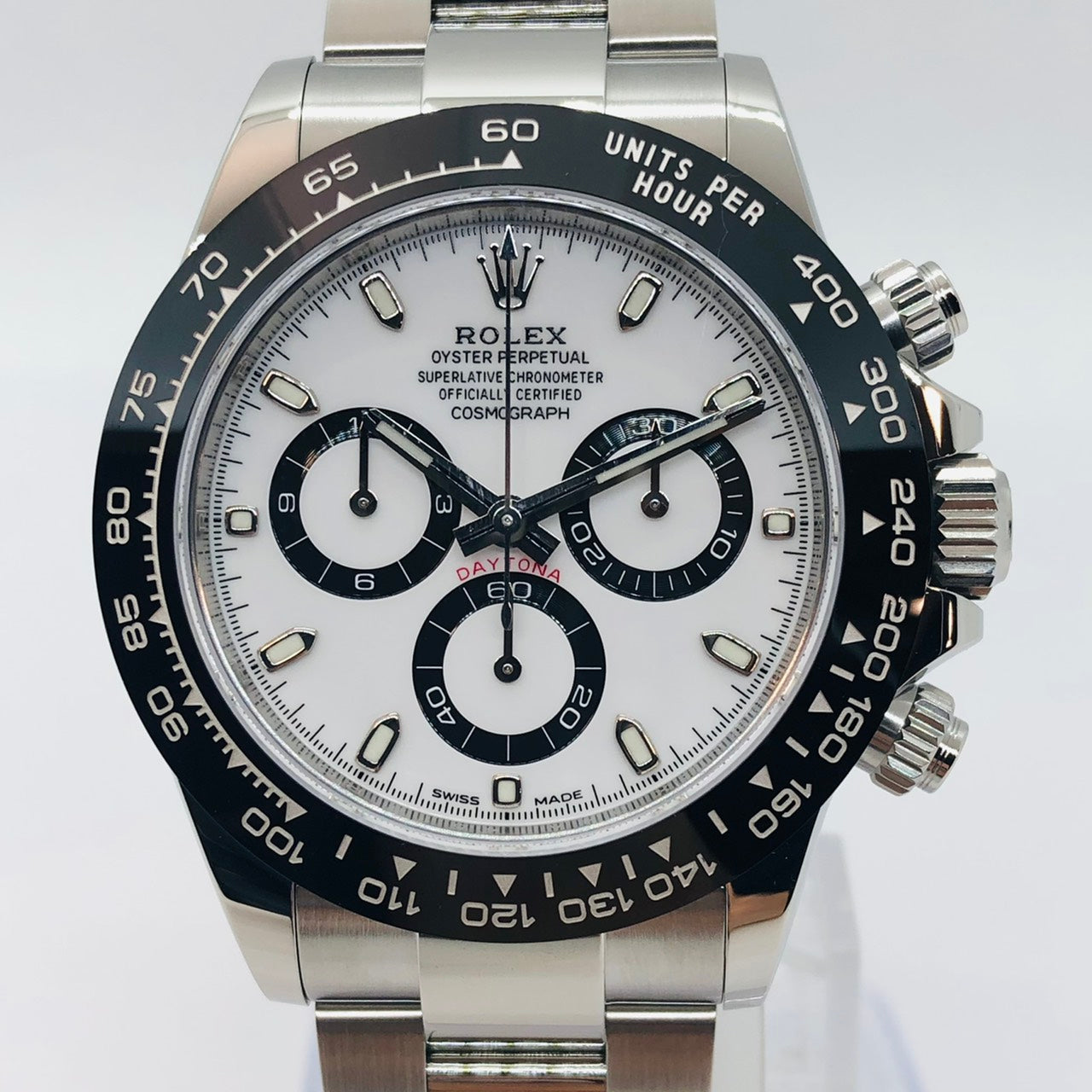 プレオウンド ロレックス デイトナ 116500LN オイスターブレスレット ホワイト