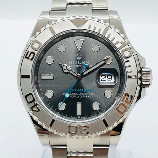 Pre-Owned Rolex Yachtmaster 126622 Oyster Bracelet Dark Rodium 40mm