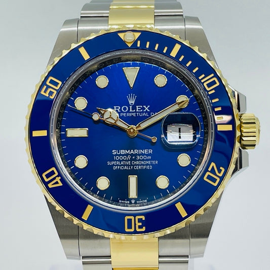 Pre-Owned Rolex Submariner Date 126613LB Oyster Bracelet Royal Blue