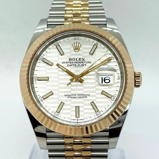 Pre-Owned Rolex Datejust 126331 Silver Fluted Motif