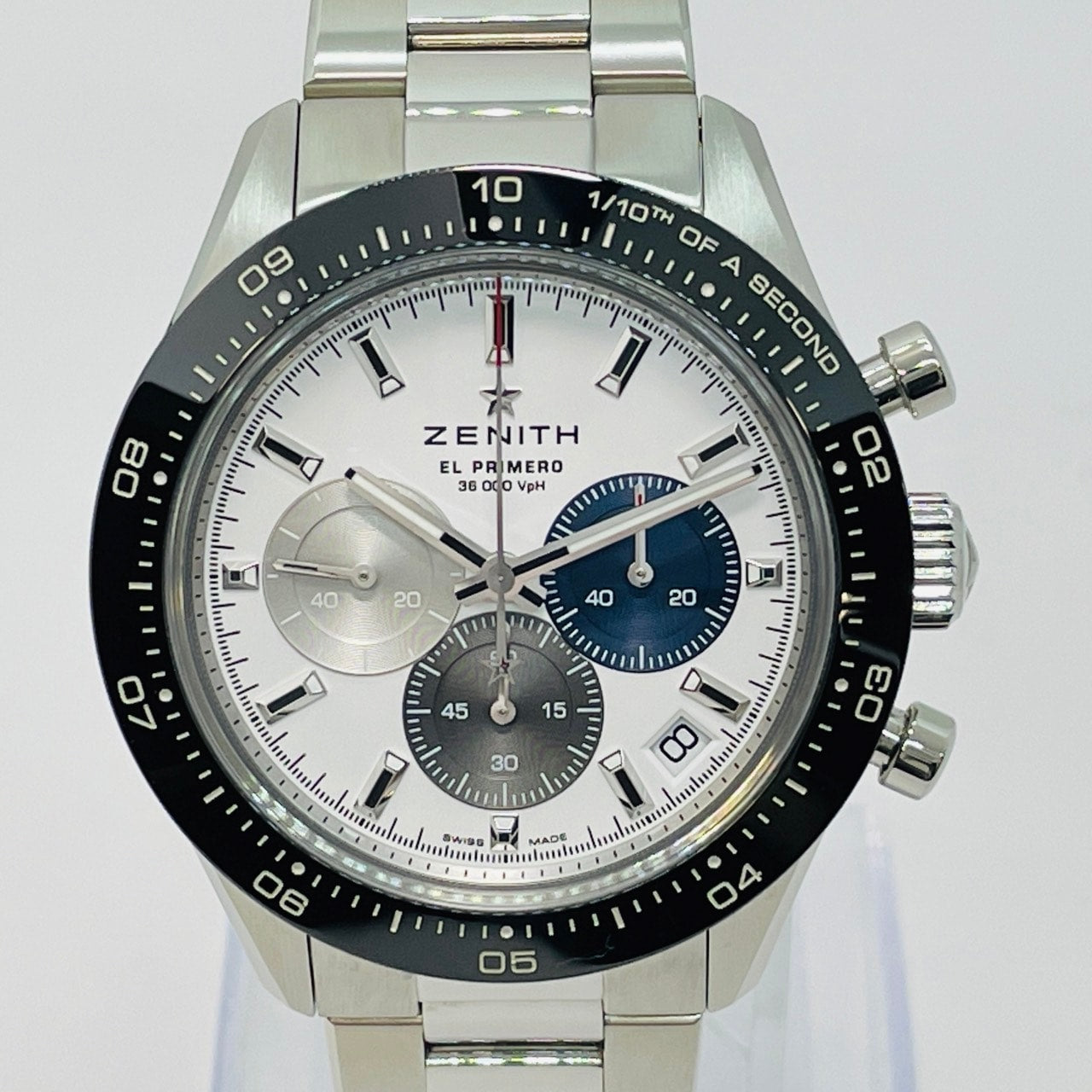 プレオウンド ゼニス ZENITH クロノマスタースポーツ 03.3100.3600/69.M3100 ホワイト 41mm