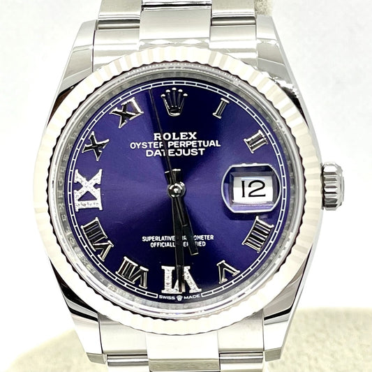 Pre-Owned Rolex Datejust 126234 Aubergine