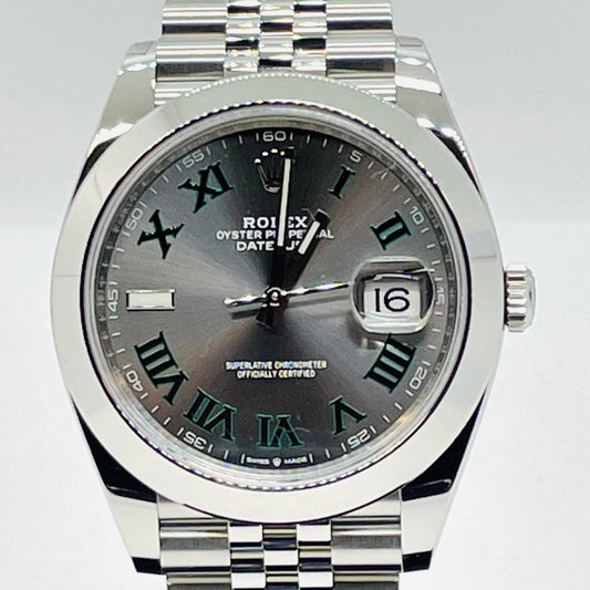 Pre-Owned Rolex Datejust 126300 Jubilee Breath Slate Roman