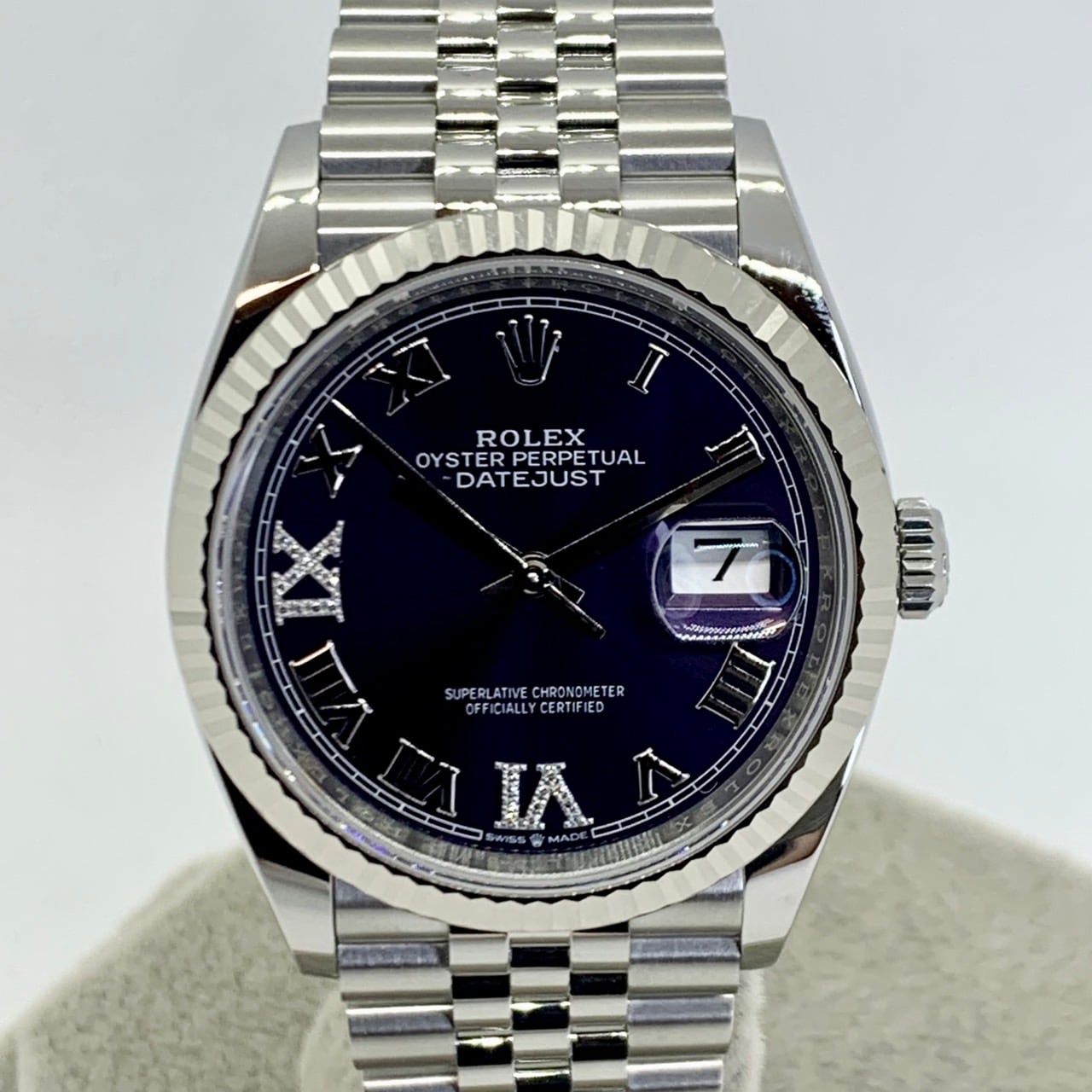 Rolex Datejust 126234 Aubergine VI IX Diamond Jubilee Bless