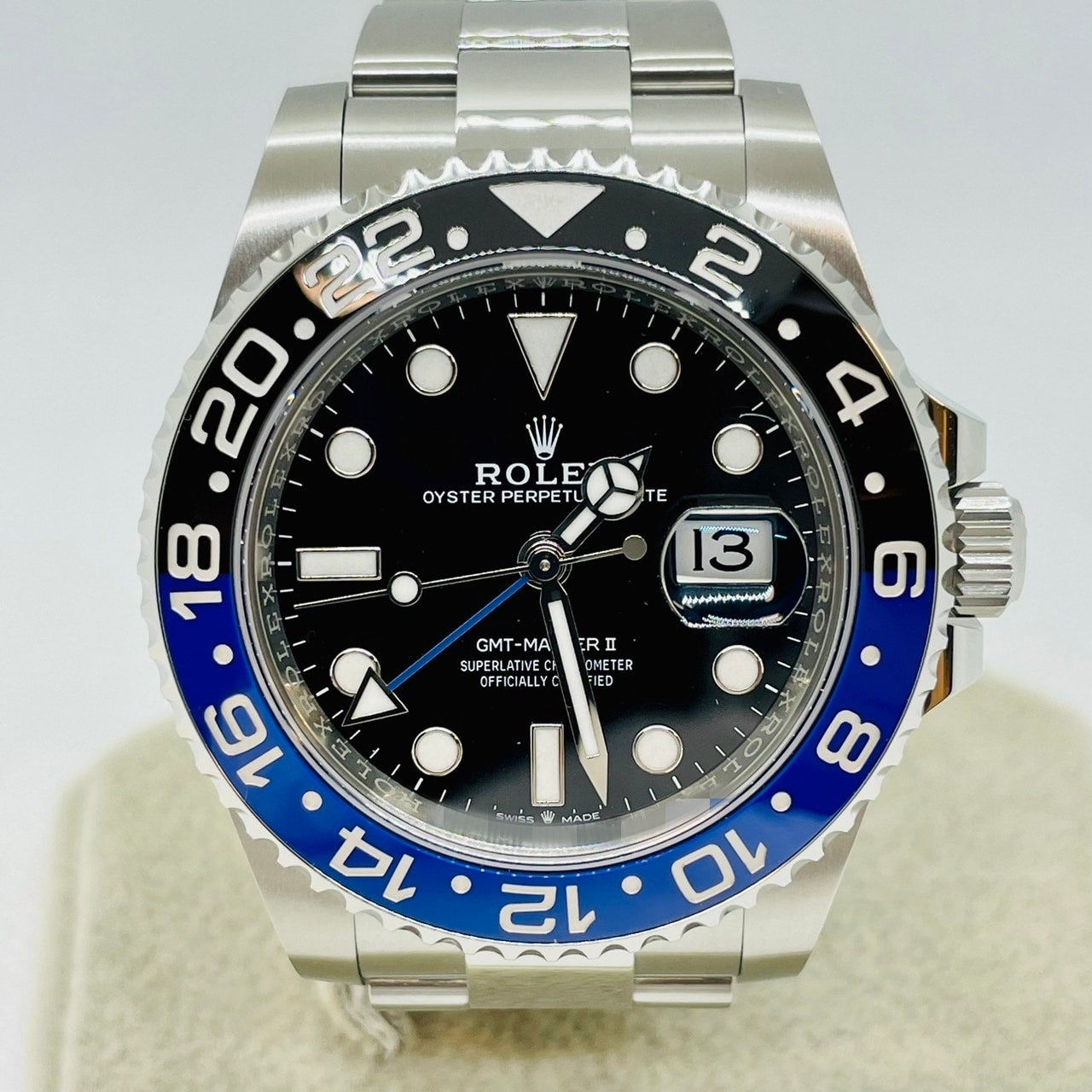 롤렉스 GMT 마스터 II 126710BLNR 굴 팔찌 검은 배트맨