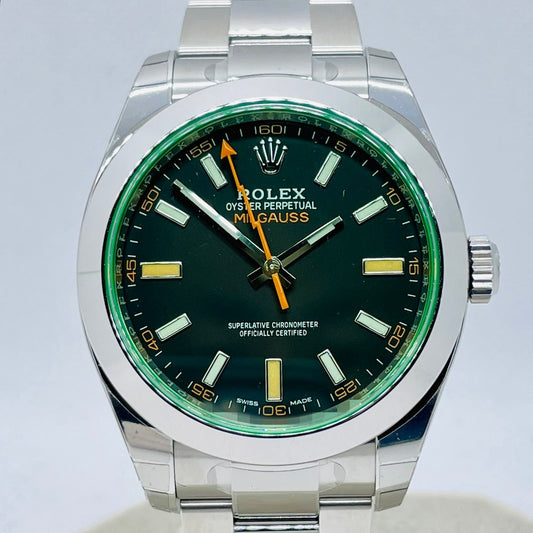 Pre-Owned Rolex Milgauss 116400GV Oyster Bracelet Black