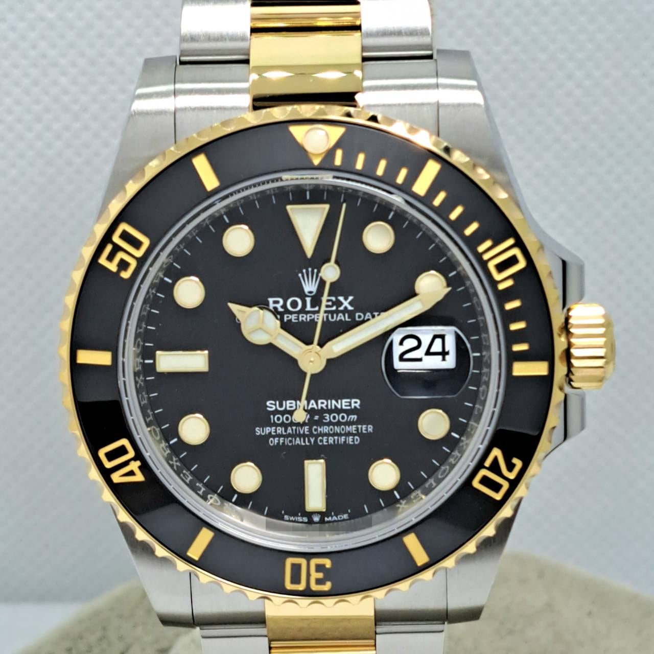 Pre-Owned Rolex Submariner Date 126613LN Oyster Bracelet Black