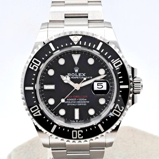 Pre-Owned Rolex Sea Dweller 126600 Oyster Bracelet Black