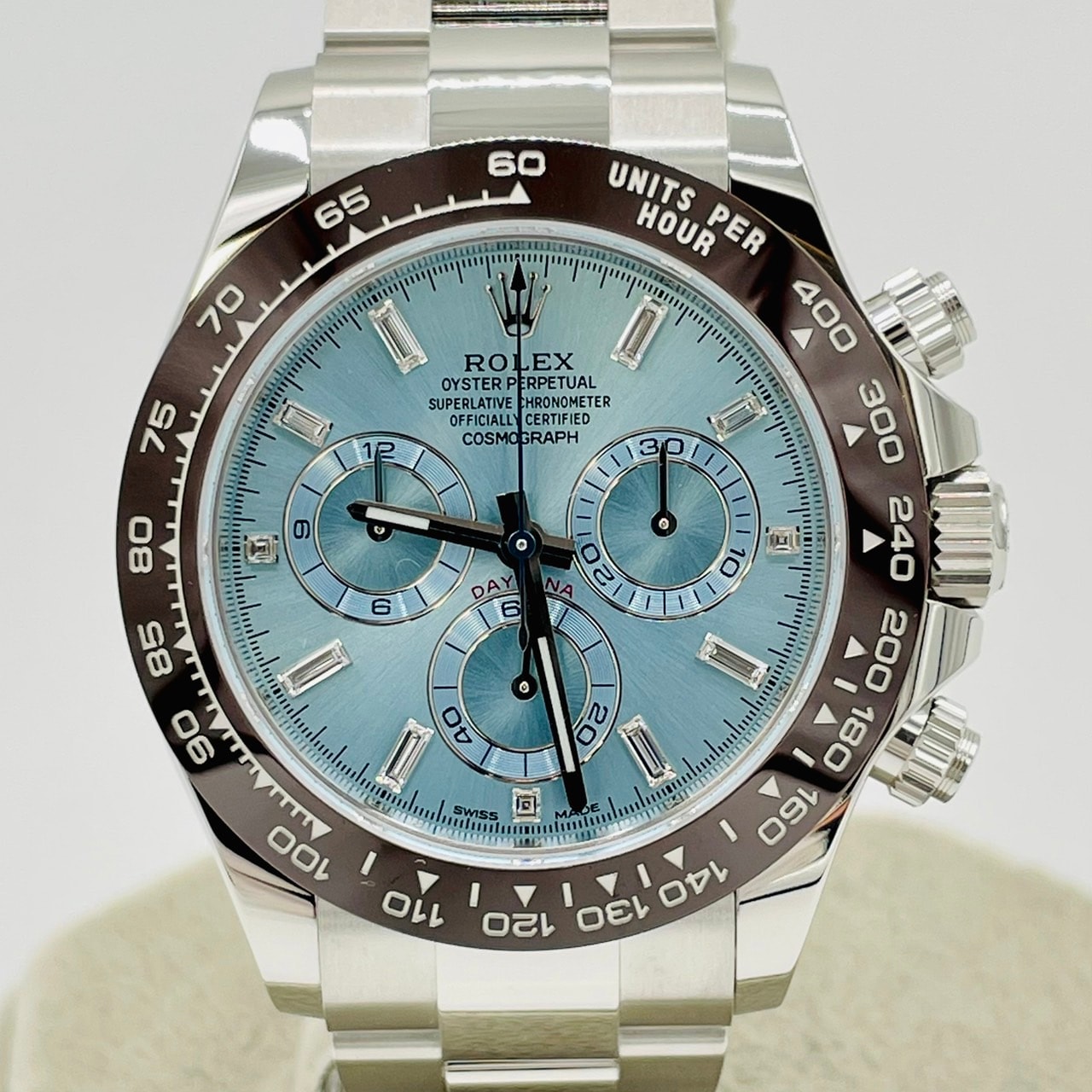 Pre-Owned Rolex Daytona 116506A Ice Blue 11P Diamond