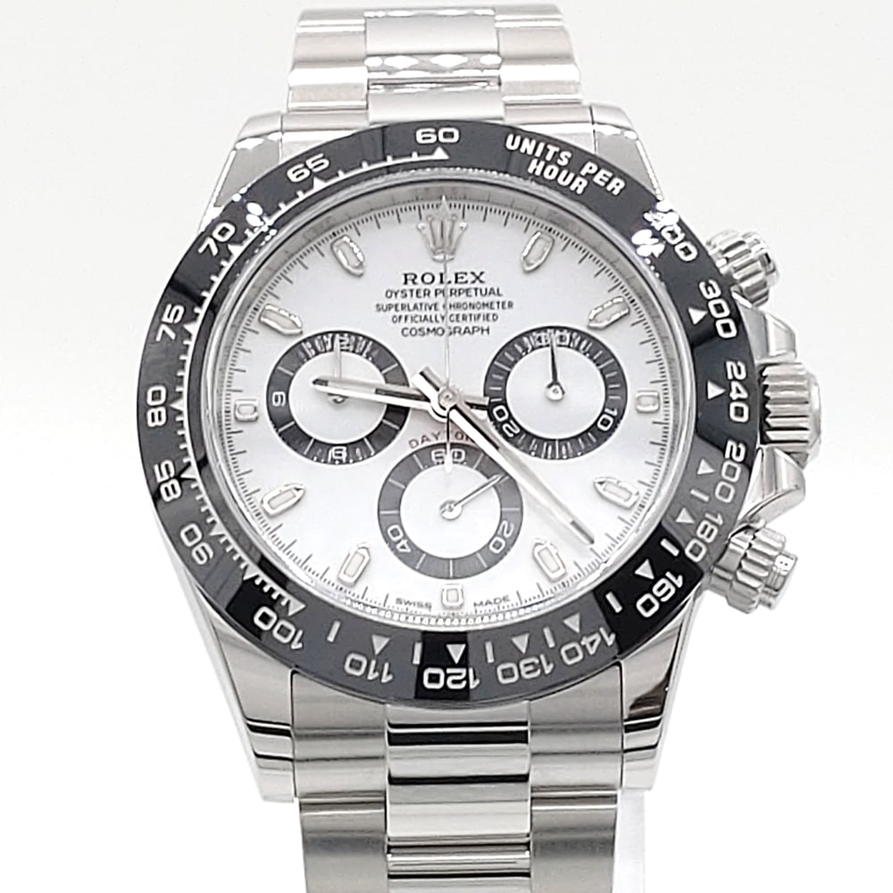 Pre-Owned Rolex Daytona 116500LN Oyster Bracelet White