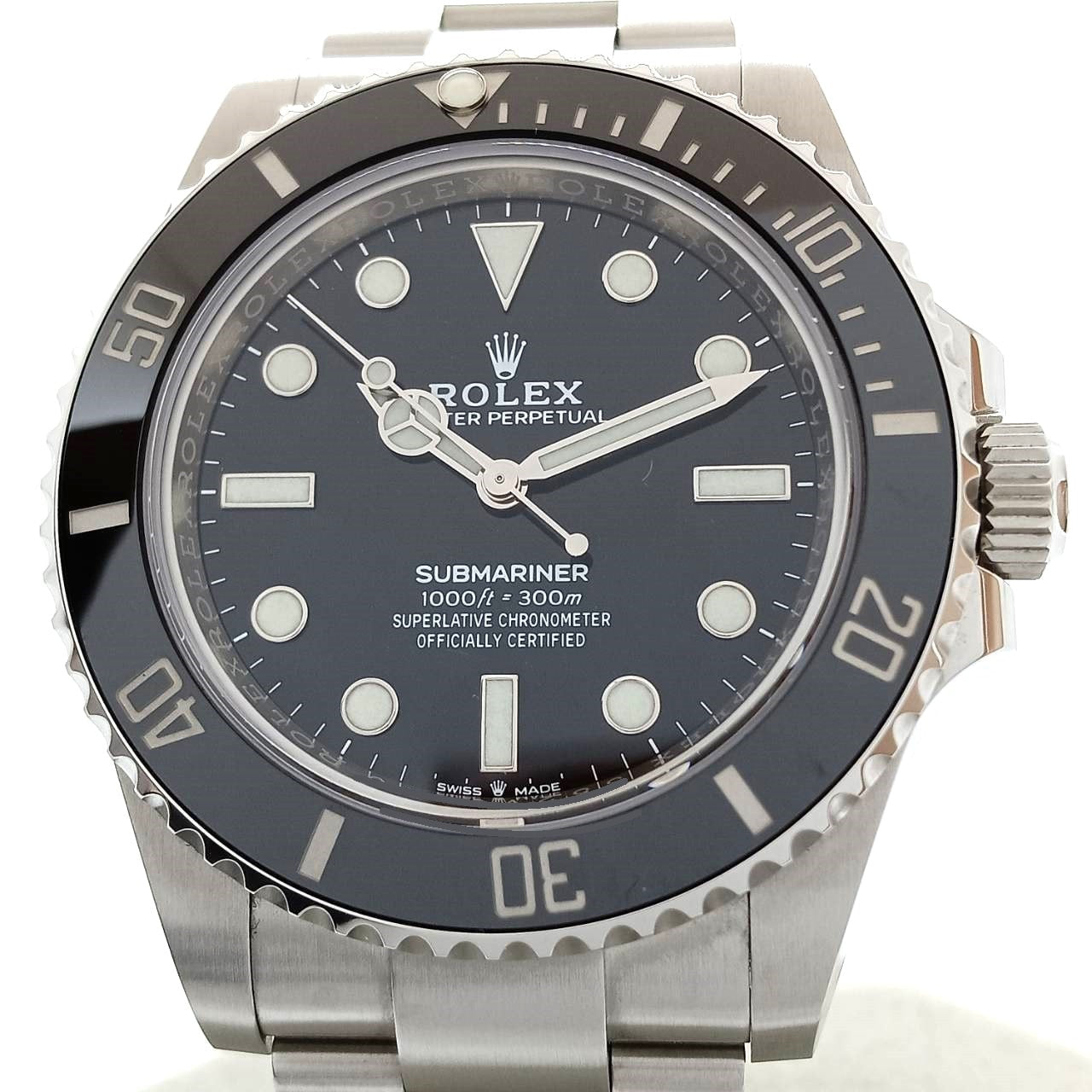 Pre-Owned Rolex Submariner Non-Date 124060 Black