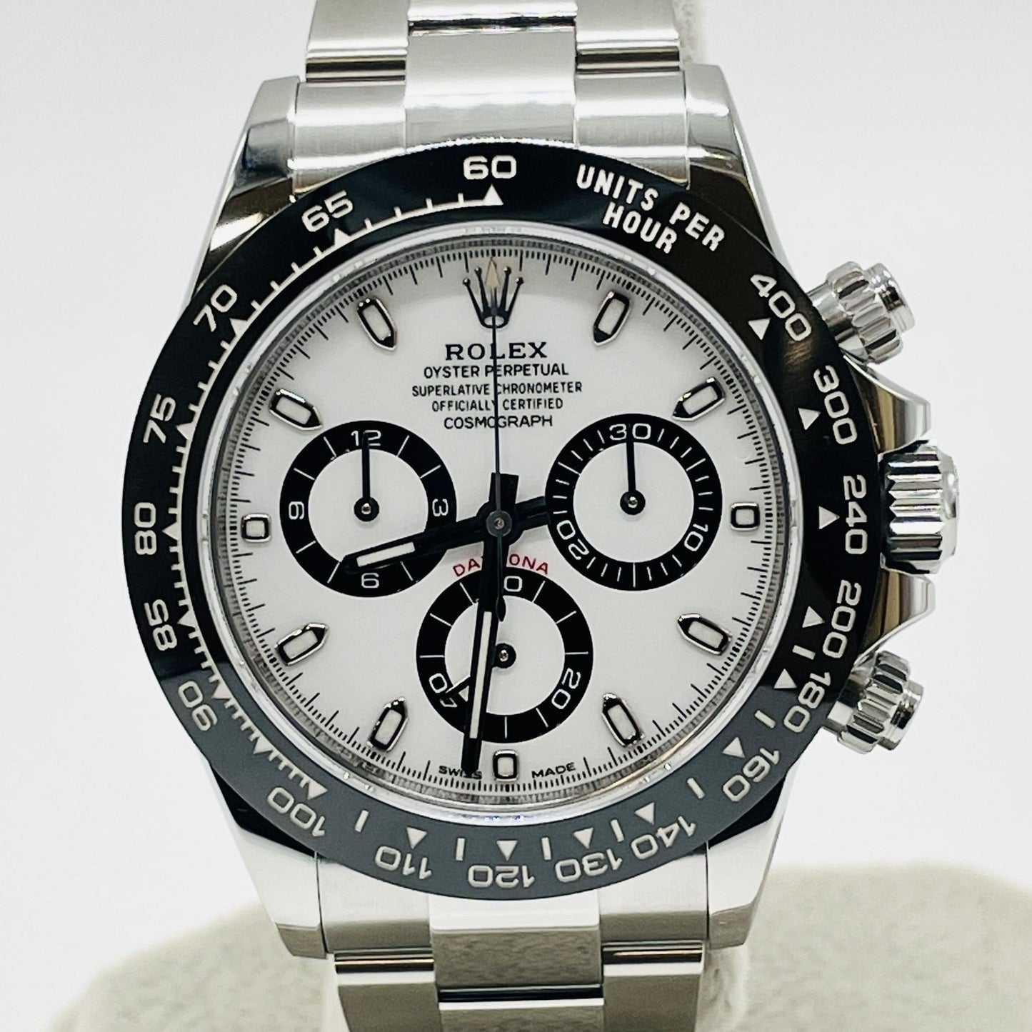 Pre-Owned Rolex Daytona 116500LN Oyster Bracelet White