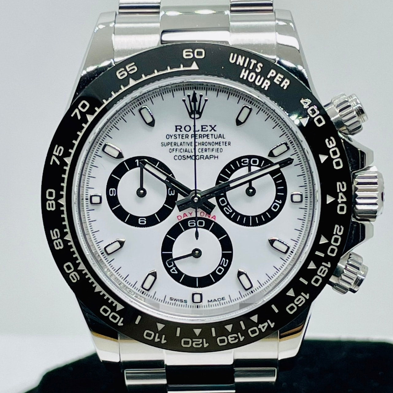 Pre-Owned Rolex Daytona 116500LN Oyster Bracelet White