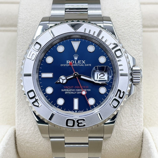 Pre-Owned Rolex Yachtmaster 126622 Oyster Bracelet Blue 40mm