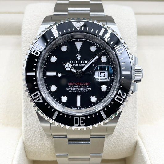 Pre-Owned Rolex Sea Dweller 126600 Oyster Bracelet Black 43mm