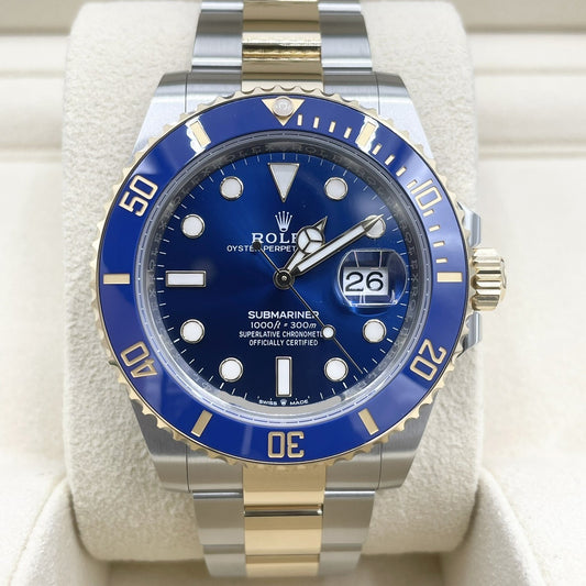 Pre-Owned Rolex Submariner Date 126613LB Oyster Bracelet Royal Blue 41mm