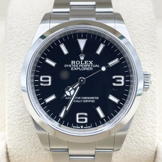 Pre-Owned Rolex Explorer I 124270 Black 36mm