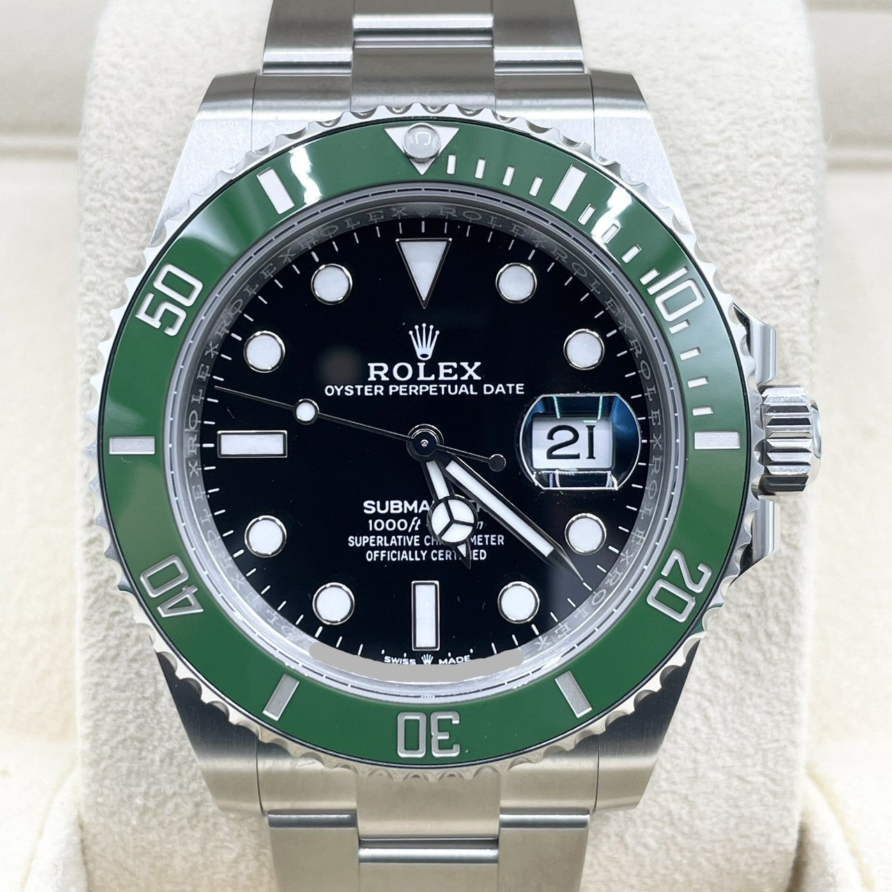 プレオウンド 【2023年10月ギャラ】ロレックス サブマリーナ デイト 126610LV オイスターブレスレット ブラックグリーン 41mm