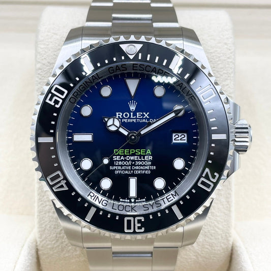 Pre-Owned Rolex Sea Dweller 136660 Oyster Bracelet D Blue 44mm