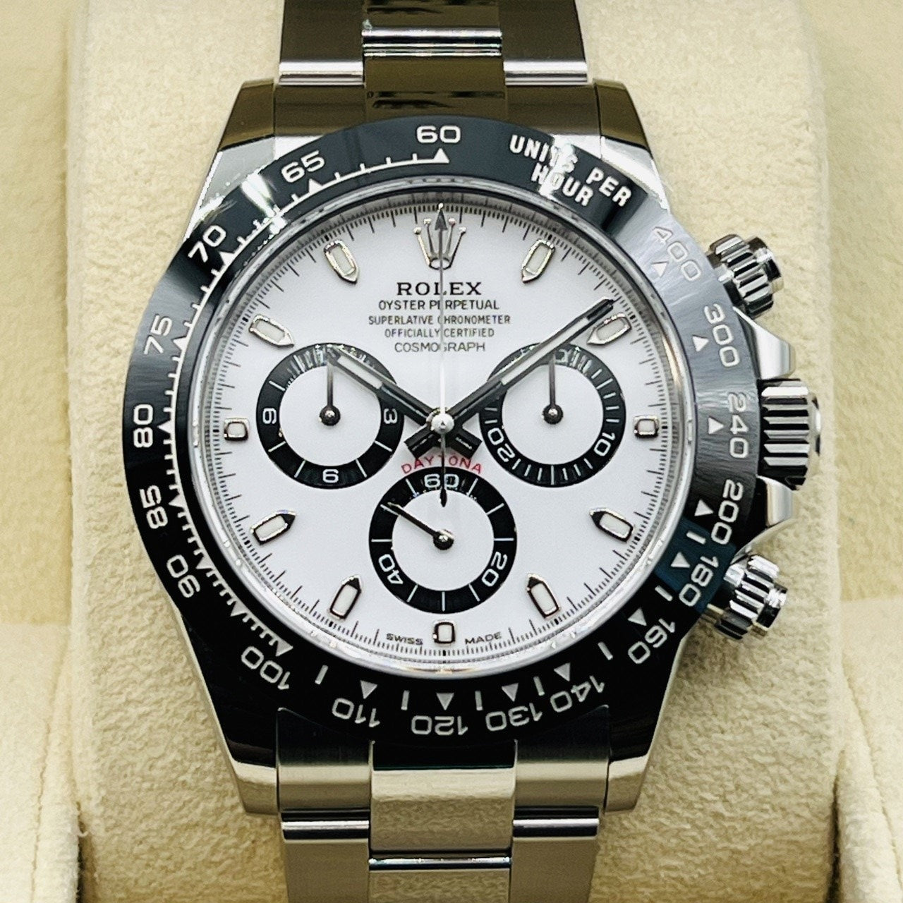 ロレックス デイトナ 116500LN オイスターブレスレット ホワイト 40mm