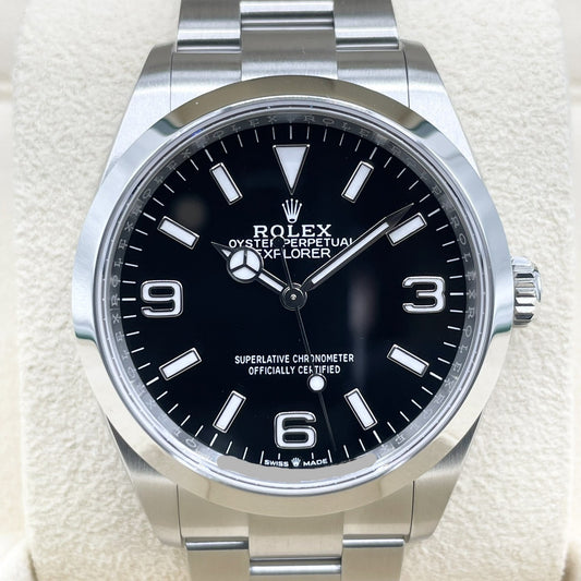 Pre-Owned Rolex Explorer I 124270 Black 36mm