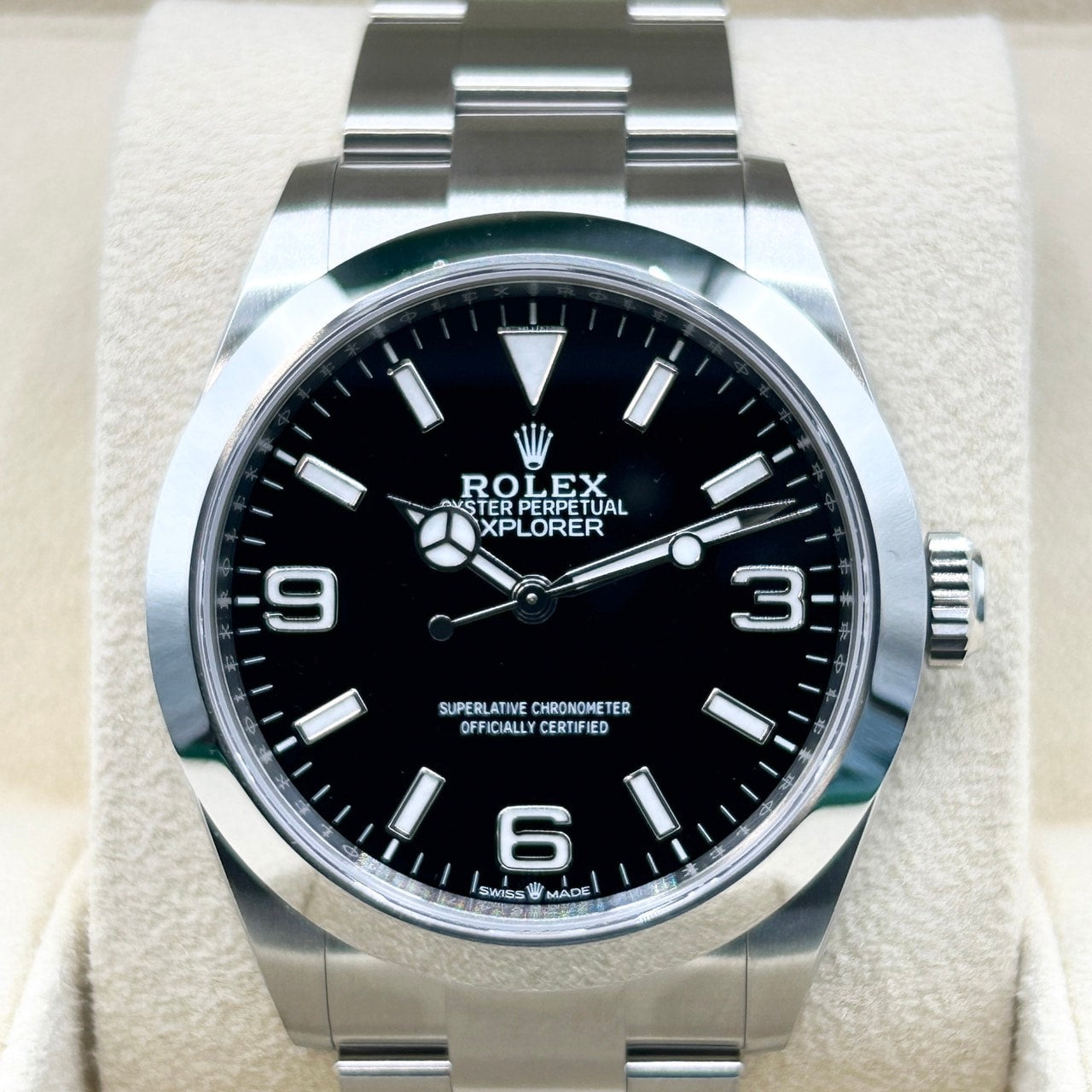 롤렉스 탐색기 224270 블랙 40mm