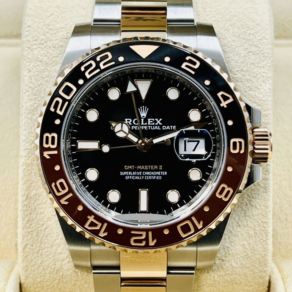 롤렉스 GMT 마스터 II 126711CHNR 굴 팔찌 블랙 40mm